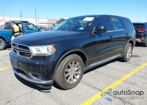 2018 Dodge Durango Sxt Rwd z USA, uszkodzony, nr VIN 1C4RDHAG1JC384831